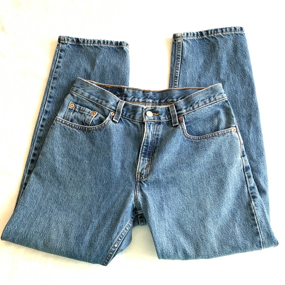 LEVI'S Vintage 555 Guy Fit 10" Rise Jeans 8 - Picture 4 of 8